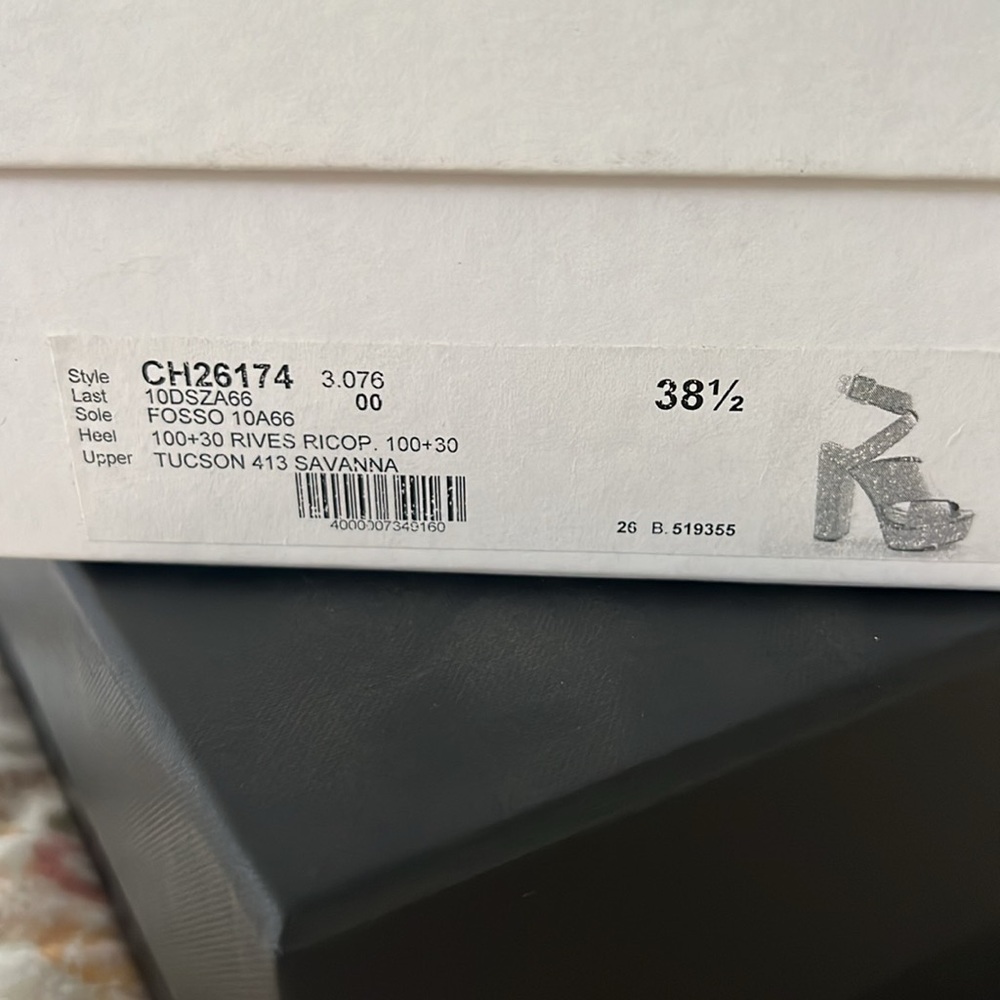 Chloe Strappy Leather Platform Sandals - Tan Size 38.5 - Picture 3 of 15